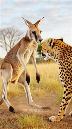 Tiger Meets Kangaroo Unexpected Jungle Boxing Match #viral #shorts #tiger