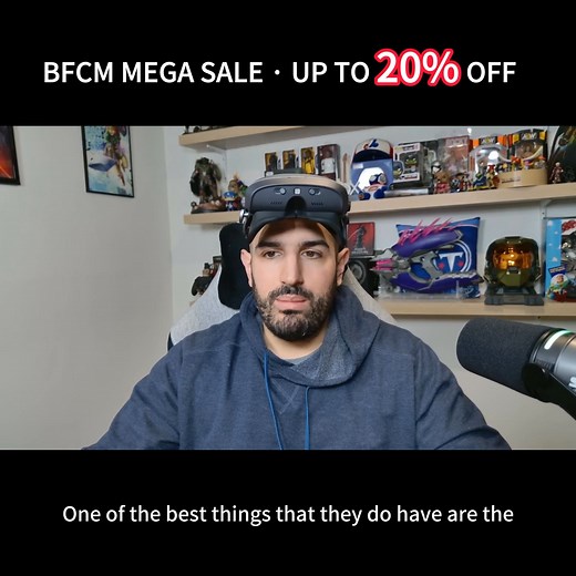 Black Friday & Cyber Monday are here — enjoy up to 20% OFF sitewide and make it the perfect time to upgrade your viewing experience. GOOVIS head-mounted displays bring a clear, giant-screen cinema view right in front of your eyes, turning any seat — at home or on the go — into your own private, distraction-free way to watch. | GOOVIS | Facebook