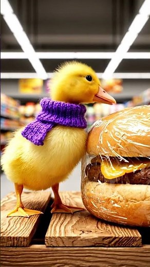 A cute fluffy yellow - The little duck #littleducks #cute