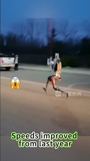 Robots just ran a half marathon at night