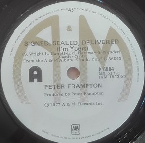 Peter Frampton - Signed, Sealed, Delivered (I'm Yours)