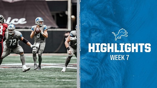 98K views · 1.3K reactions | Watch all the Lions highlights from the team's 23-22 win over the Atlanta Falcons in Week 7 of the 2020 NFL Season. Next up: #INDvsDET | CBS | 11/1 1pm ET | Detroit Lions | Facebook