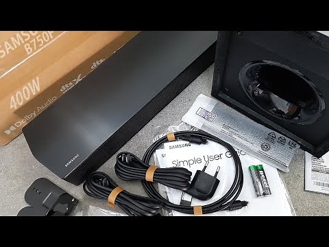 2026 SAMSUNG B750F Soundbar Unboxing and Setup with Audio Demos