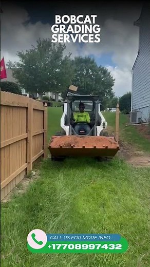 Expert Land Grading with Bobcat – Smooth, Precise, Reliable