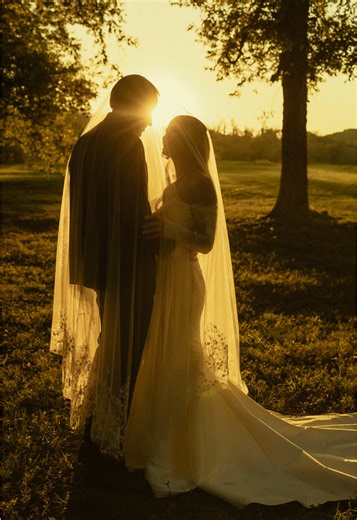 First Kiss Moments Captured on Wedding Day