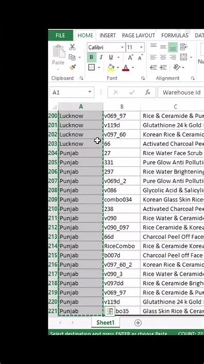 Transpose | Transpose large data in excel | How to use transpose in excel | #shorts #advanceexcel