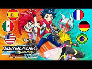 🌍La chanson de Beyblade Burst QuadStrike | "Darkness Turns to Light" À Travers le Monde ! 🎵🎸