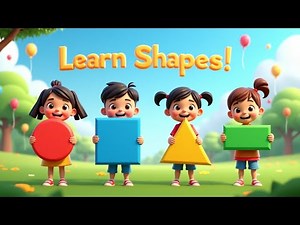 Learn Shapes Song | Fun & Educational Shapes Song | Circle, Square, Triangle | Jolly Beans