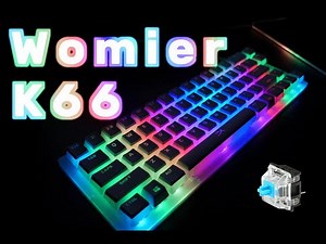The *BEST* 60% Keyboard | Womier K66 + HyperX Pudding Keycaps