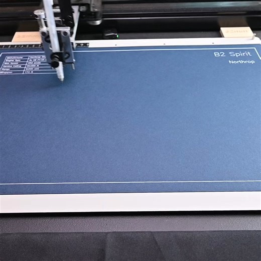 Drawscape | Plotting the B2 Spirit | Instagram