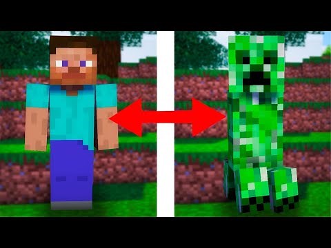 МОД НА ПРЕВРАЩЕНИЕ В МОБОВ МАЙНКРАФТ