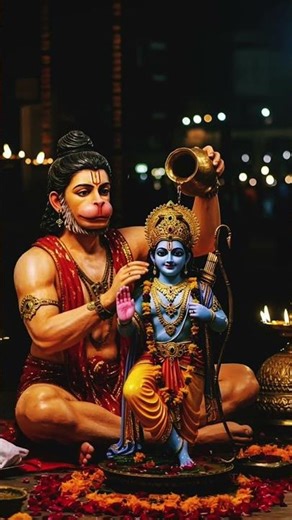 hnuman ji ka ak चमत्कारी मंत्र he akhe band kro ye suno #jeysriram #hanumanji