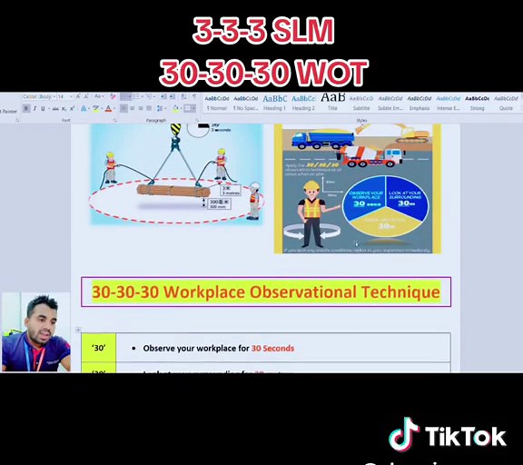 Learn the 3-3-3 Safe Lifting Method & 30-30-30 Workplace Observational Technique