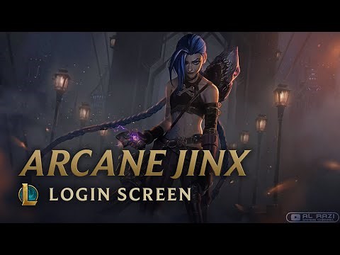 Arcane Jinx | Arcane Get Jinxed | Login Screen | Animated 4K 60fps - League of Legends