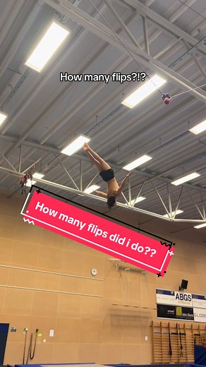 Gymnastics Trick Challenge: Count the Flips!