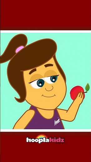 Eat an Apple With Annie - Apple Song #nurseryrhymes #kidssong #shorts #hooplakidz