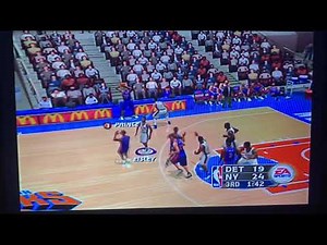 NBA Live 2004 - Pistons vs Knicks - GameCube Gameplay