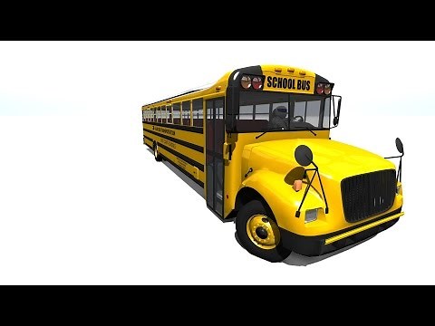 BeamNG -- Blue Bird Bus