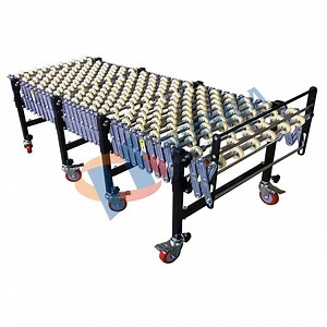 [Hot Item] High Quality Carbon Steel Plastic China Manual Expandable Extendable System Telescopic Conveyor