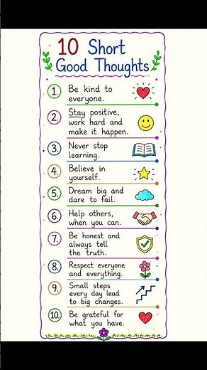 Good Thoughts | Good Thoughts In English