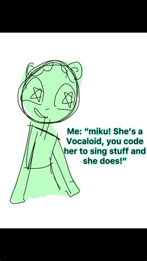 Is Miku ai? #miku #mikuhatsune #hatsunemiku #art #digitaldrawing #animation #ai #relatable #cringe