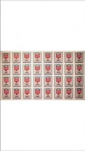 Andy Warhol’s Campbell’s Soup Cans (1962) #history #getthefacts #art #painting #popart