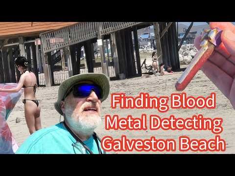 Searching Galveston for Spring Break treasures and found BLOOD!