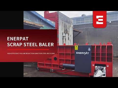 ENERPAT Scrap Steel Baler: Core Equipment for Large Steel Recycling Enterprises