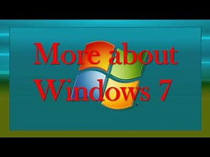More about Windows 7 Class 4 Computer Science