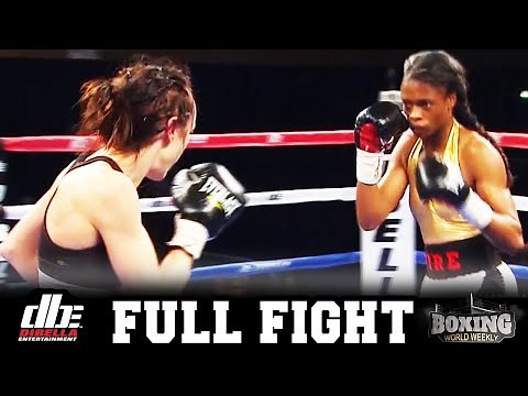 KEISHER MCLEOD WELLS vs. JACQUELINE PARK | FULL FIGHT | BOXING WORLD WEEKLY