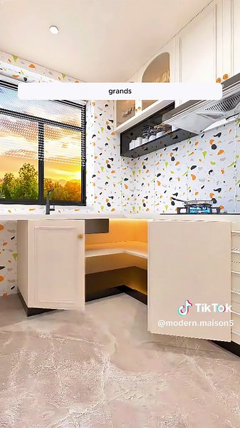 Idées de conception pour une cuisine moderne en U