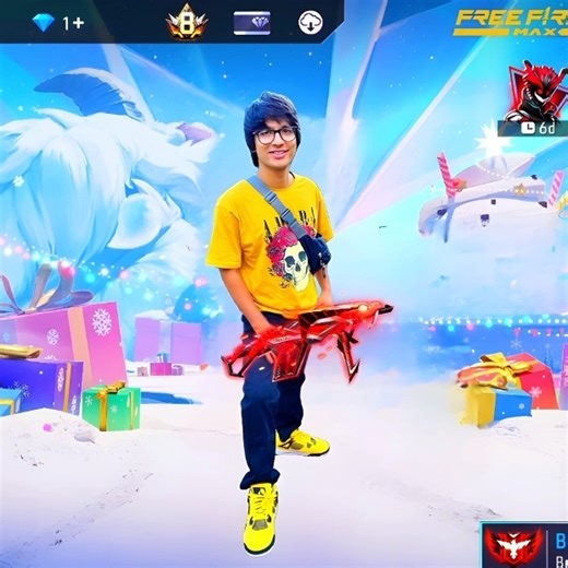 Sourav joshi free fire me🤣#freefire #funnyclips #comedy #tiktok