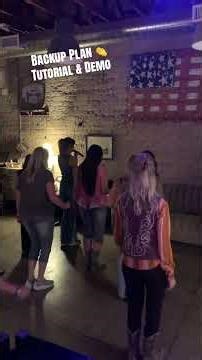 Backup Plan Tutorial and Demo #linedancewithmelanie #backupplan #morganwallen #linedance