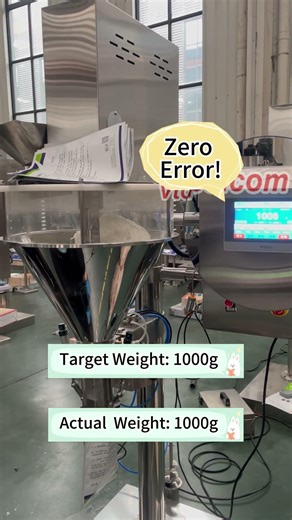1000g Dry Powder Net Weight Auger Filler Machine & Clamp Hold Device VTOPS-P2C #vtops #machine