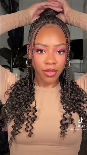3 way to style Knotless braids