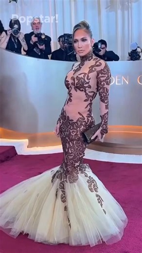 Jennifer Lopez at 2026 Golden Globes. #jenniferlopez #goldenglobes | Popstar! Magazine