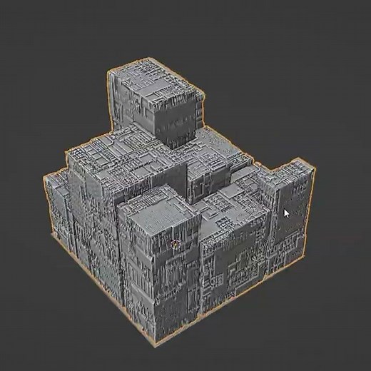 Blender 3D: Random Buildings