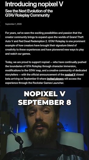 NoPixel 5 Is OFFICIALLY Coming September 8th! GTA RP Is Back 🔥