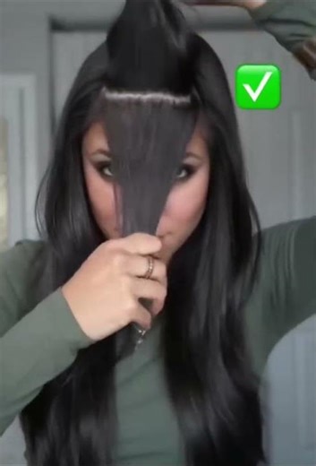 Front hairstyles hack ✨#viral #short @LuxyHair @Narobeauty