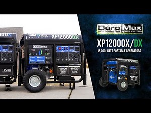 Power at Home AND On-The-Go: DuroMax 12,000-Watt Gasoline and Dual Fuel Generators with CO Alert