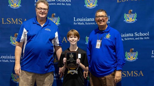 LSU lab student wins top individual and team honors at math competition