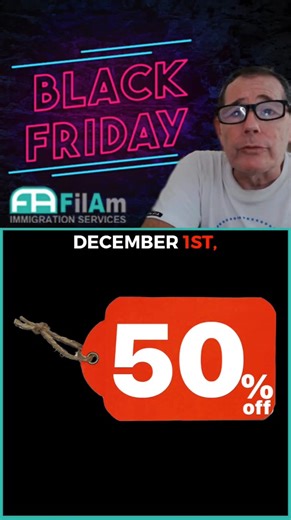  WOW! EXPLOSIVE SAVINGS! 朗 BLACK FRIDAY - MONDAY 50% Off on K1 Visa packages - 50% Off on CR1 Spouse Visa packages - 50% on Children's Visas - 50% Off on IR5 Parent Visas - 50% Off on Green card and Removing the condition. Limited time! You can act fast to save a huge amount or get locked in; use it for a later date. 邏 | K1 Visa Philippines | Facebook