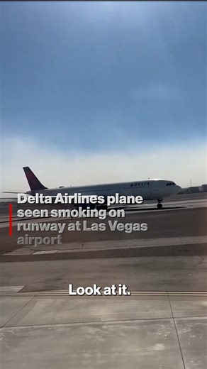 Delta Airlines plane seen smoking. | New York Post