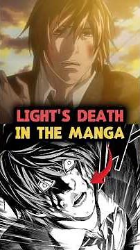 Kira's death in the Manga | Death Note