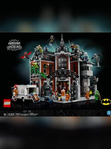This build is insane #lego #batman #arkhamasylum