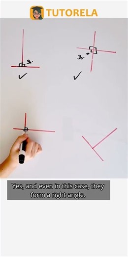 Identifying Perpendicular Lines: Right Angles Explained! #Math #ParallelAndPerpendicularLines