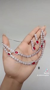 3.1K views · 79 reactions | High Quality American Diamond Set   9861698400 Call us to Order Online #adset #necklace | Abhushan Gallery | Facebook