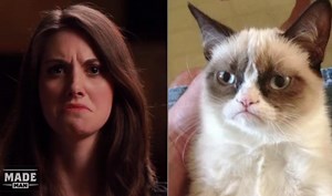 [VIDEO] Alison Brie imitates internet memes - UPI.com