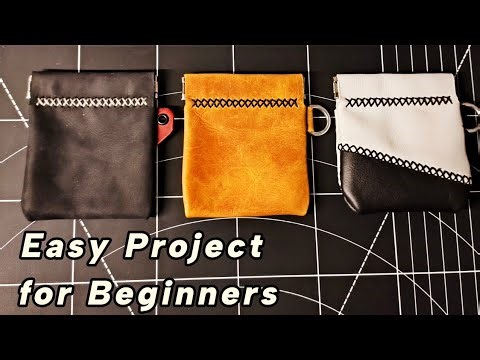 Leather Pouch for Small Items | Easy DIY Project