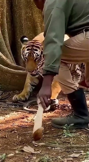 Black Man Risks His Life to Save an “African Tiger” in the Jungle… What Happens Next Is Shocking! 🐅🌿